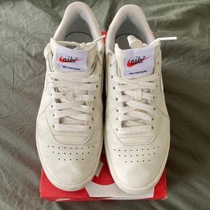 Nike Off-White Leather Court Blanc Sneakers